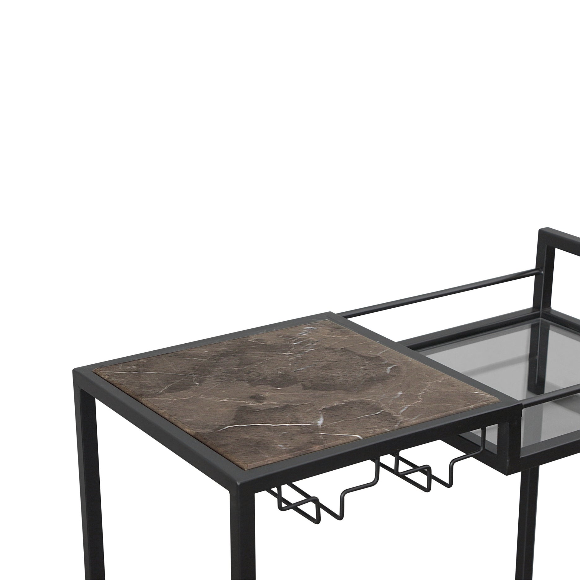 Mason II rullevogn MINI - sort metal